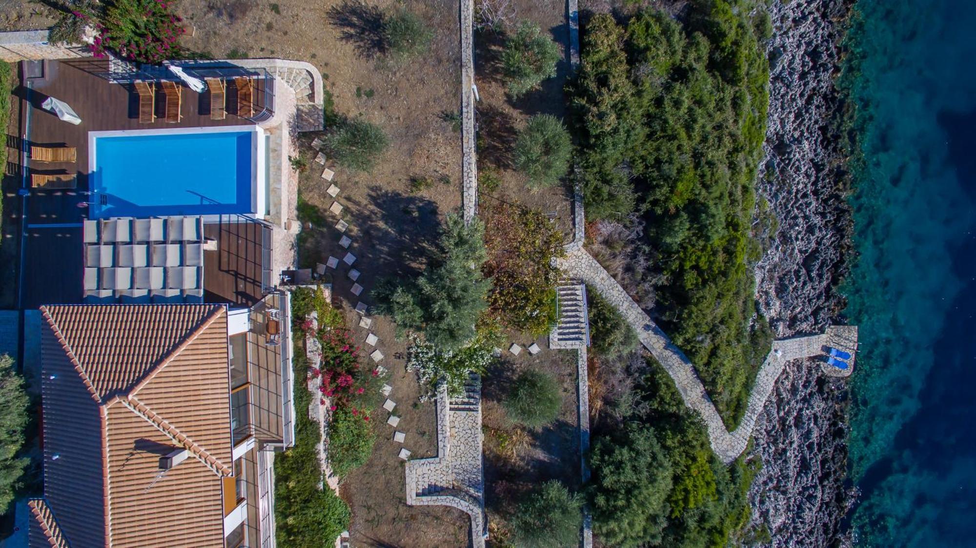 Iris Villas Lefkada - Marine Villa With Private Sea Access シヴォタ エクステリア 写真